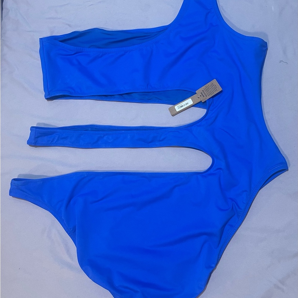 NWT-SKIMS by Kim K/Swim One Shoulder Monokini Cobalt/ Size 4XL/SW-MKN-0014